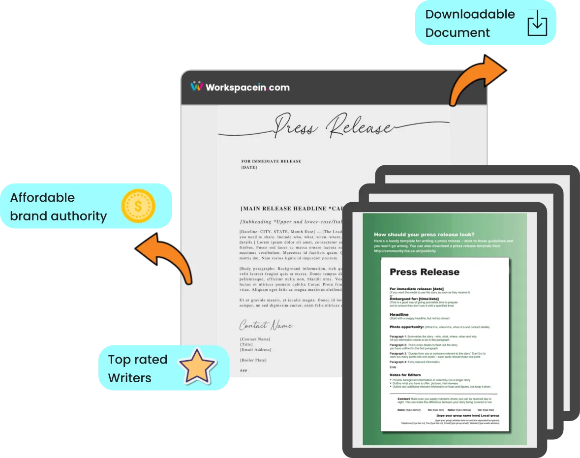 Professional press release writing service